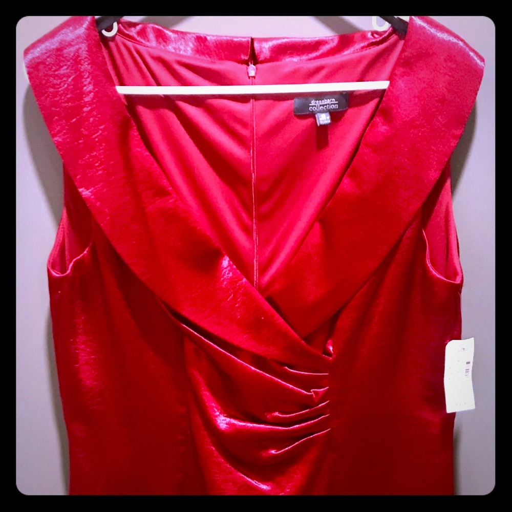 NWT Dress Barn gorgeous red dress, size 16